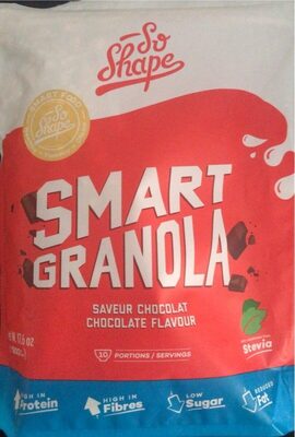 Smart granola front packaging