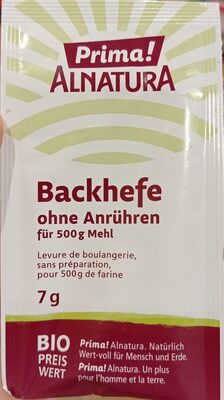 Backhefe ohne Anrühren