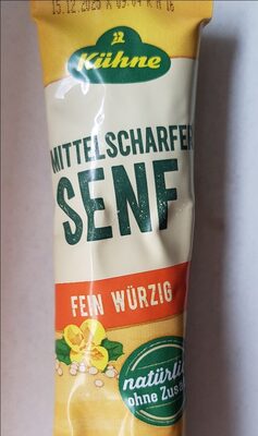 Kühne Senf Mittelscharf In Der Tube 100G