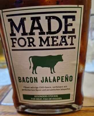 Made for Meat . Bacon Jalapeño
