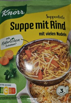 Suppe mit Rind
