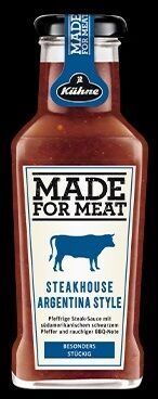 Kühne MADE FOR MEAT STEAKHOUSE ARGENTINA STYLE 235ml 1.69€ 1l 7.20€