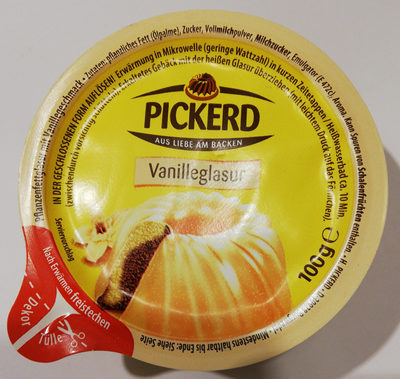 Picked vanilla glaze