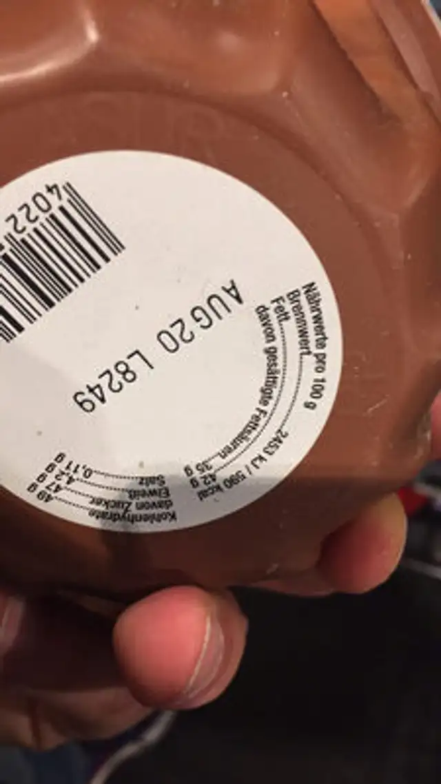 Pickerd out love on baking full milk glaze nutrition facts table