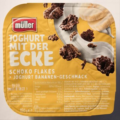 Müller Joghurt mit der Ecke - Schoko-Flakes