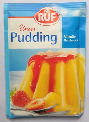 Unser Pudding Vanille Geschmack front packaging
