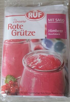 Rote Grütze Himbeer Geschmack front packaging