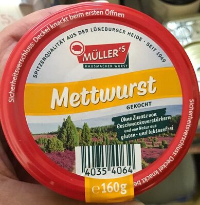 Mettwurst gekocht