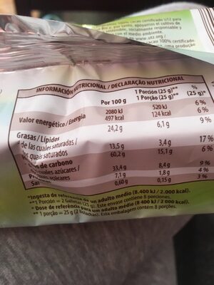 Avena-Chocolate con Leche nutrition facts table