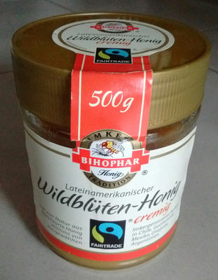 Wildblüten-Honig creming front packaging