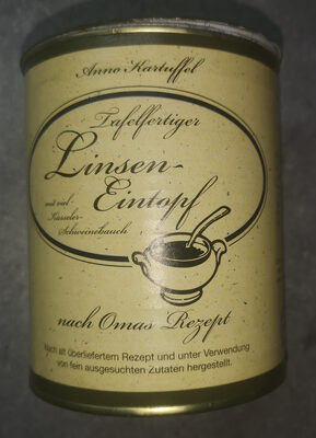 Tafelfertiger Linseneintopf