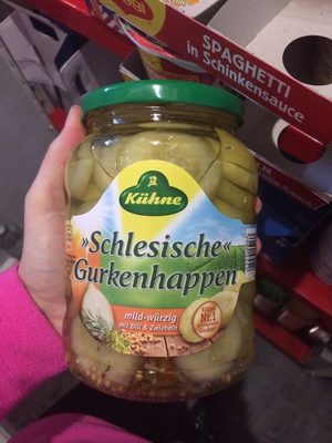 Gurkenhappen Schlesischer Art front packaging
