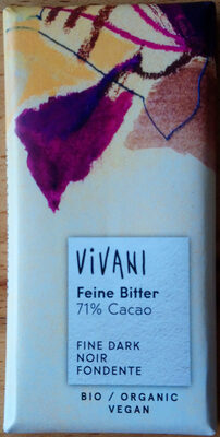 Schokolade 71% Feine Bitter mini front packaging