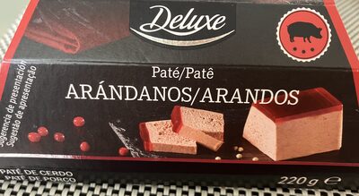 Patê com fígado de porco e arandos