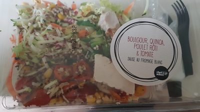 Salade boulgour quinoa poulet tomate