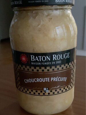 Choucroute précuite front packaging