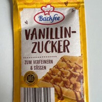 Vaillin Zucker front packaging