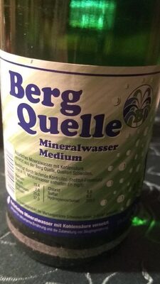Berg Quelle Mineralwasser, Medium