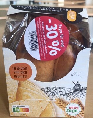 Hähnchen sweet chili wrap