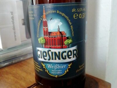 Giesinger Weißbier front packaging