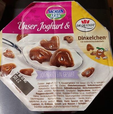 Unser Joghurt und Dinkelchen mit Vollmilchschokolade