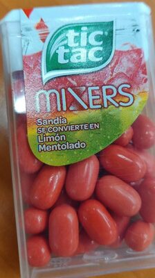 Mixers sandía y limón mentolado front packaging
