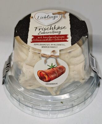 Käsezubereitung mit Schwarzwälder Schinken