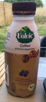 Volvic coffee front packaging