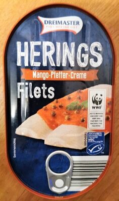 Heringsfilets - Mango-Pfeffer-Creme front packaging