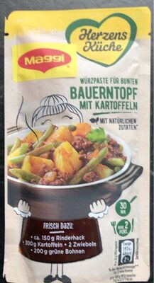 Bauerntopf mit Kartoffeln front packaging