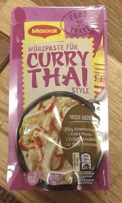 Würzpaste Curry Thai front packaging