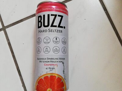 Buzz hard seltzer grapefruit