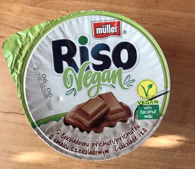 Riso Vegan, csokoládé ízű front packaging
