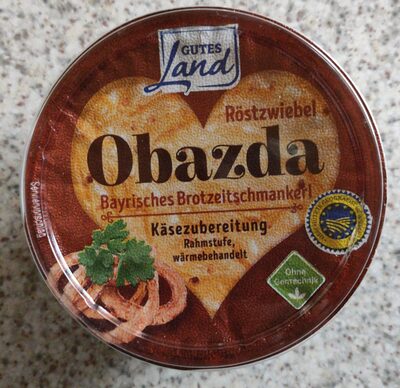 Röstzwiebel Obazda front packaging