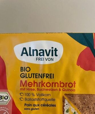 Glutenfreies Mehrkornbrot mit Hirse Buchweizen und Quinoa