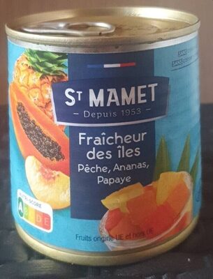 St MAMET Pêche, Ananas, Papaye