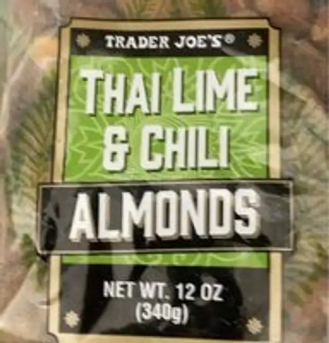 Thai lime almonds