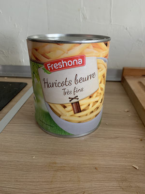 Haricots beurre très fin front packaging
