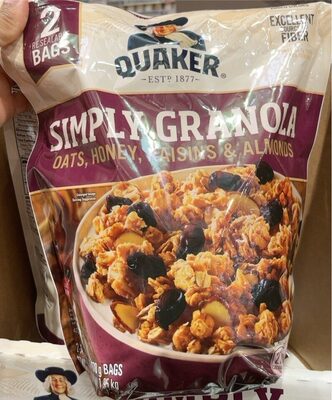 Simply granola front packaging