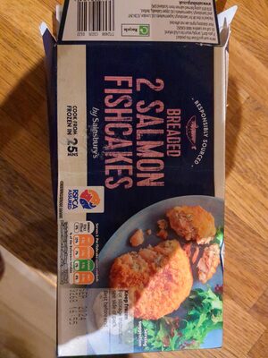 Sainsburys Breaded Salmon Fishcakes