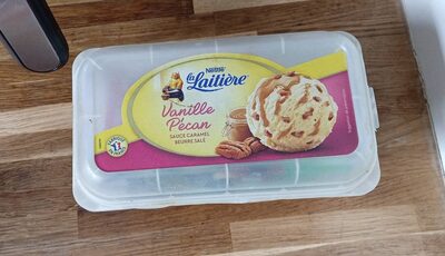 Crème glacée Vanille Pécan sauce caramel beurre salé