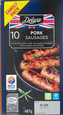 pork sausages