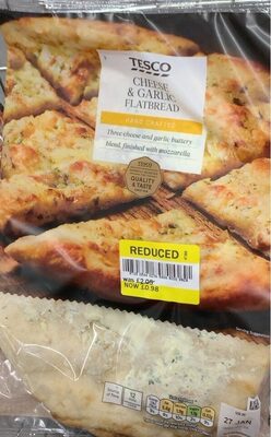 Cheese & garlic flatbread