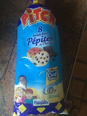 Brioches pépites de chocolat front packaging