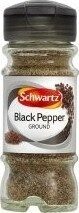Schwartz Ground Black Pepper 33G Jar
