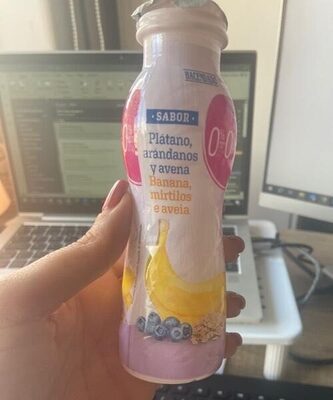 Banana mirtilos e aveia