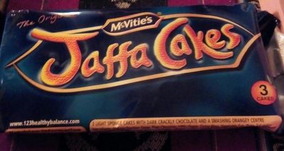 Jaffa cakes front packaging