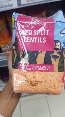 Red split lentils