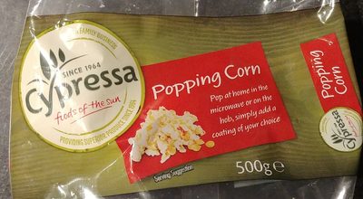 Popping Corn front packaging