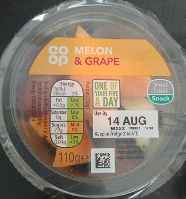 Melon and grape 110g pot